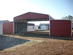 Regular Roof Style Horse Barn with Horizontal Gables and Ends
